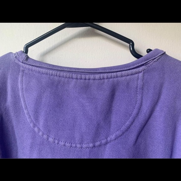 Purple seahorse carb turtle cardigan sweater button up pink orange turquoise - Picture 10 of 10